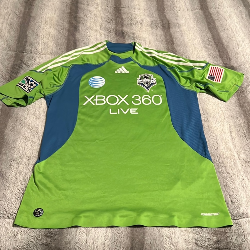 Seattle Sounders MLS 2009-10 inaugural season Adidas Player Edition Jersey